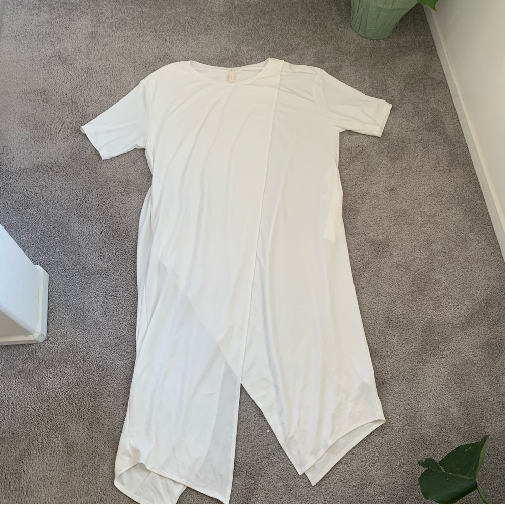 NAP SLEEP WEAR ASYMMETRICAL T SHIRT DRESS